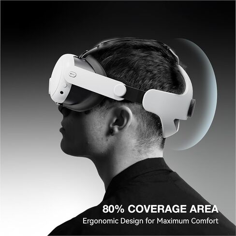Comfort Elite Head Strap for Meta Quest 3 Headset, Silicone Face Pad Cover and VR Shell Cover, Controller Grips Cover Accessories Set for Oculus Quest 3 in Saudi Arabia