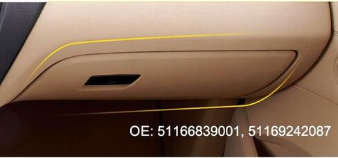 داش صندوق القفازات غطاء الباب غطاء بيج متوافق مع X3 F25 F26 2011 2012 2013 2014 2015 2016 2017 2018 استبدال 51166839001 51169242087 in Kuwait