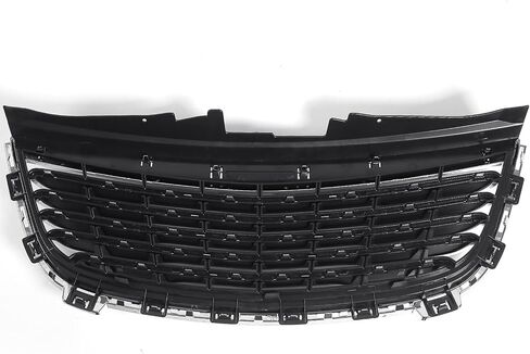 Front Upper Grille Fit for Chrysler Town & Country 2011-2016 Bumper Upper Hood Grill OE Style Replacement for CH1200350 (Chrome) in Kuwait