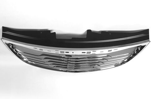 Front Upper Grille Fit for Chrysler Town & Country 2011-2016 Bumper Upper Hood Grill OE Style Replacement for CH1200350 (Chrome) in Kuwait