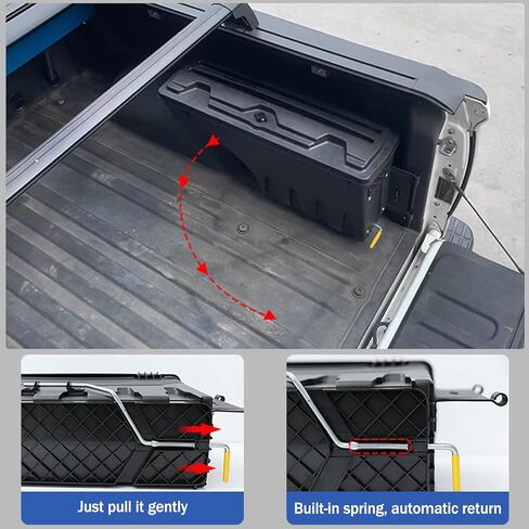 AOMSAZTO Truck Bed Storage Toolbox Fit for Toyota Tacoma 5.6ft 2016-2022 Right in Kuwait