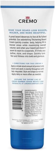 Cremo Thickening Beard Cream, 4 Fluid Ounce (pack Of 3) in Kuwait