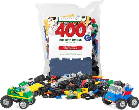 Play Platoon 400 Piece Windows, Doors, and Roof Tops Set - Building Brick Compatible Play Kit in Saudi Arabia