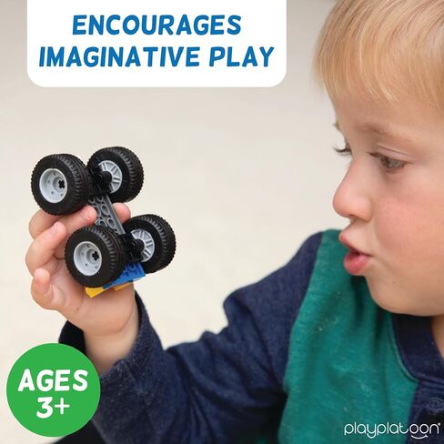 Play Platoon 400 Piece Windows, Doors, and Roof Tops Set - Building Brick Compatible Play Kit in Saudi Arabia
