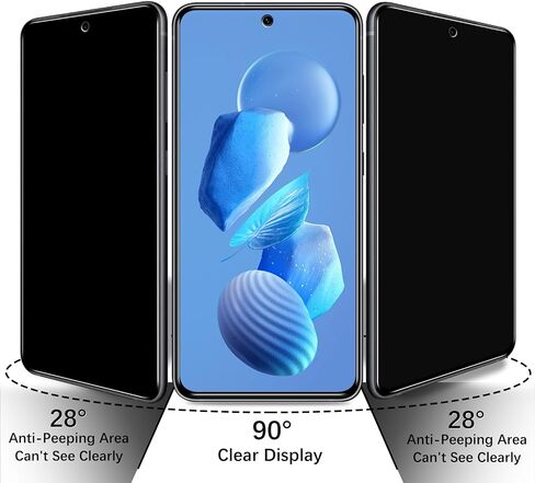 HPTech (عبوة من قطعتين) مصممة لهاتف Samsung Galaxy S21 FE 5G، واقي شاشة من الزجاج المقوى، يدعم قارئ بصمات الأصابع، مضاد للخدش، خالي من الفقاعات in Saudi Arabia