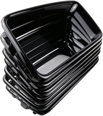 7PC Black Grill Ring Gloss Black Front Grille Inserts Cover Trim Kit Compatible with Jeep 2014-2016 Grand Cherokee in Saudi Arabia