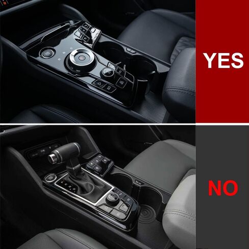 Kadore for Kia Sportage 2023 2024 2025 Hybrid SUV Peach Wood Style Center Console Interior Gear Shift Panel Frame Cover Trim LHD (Electronic Shifter Only) 2pc in Saudi Arabia