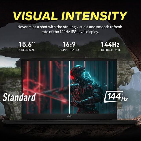 MSI GF63 Thin 9SC-614 15.6" Gaming Laptop, Intel Core i5-9300H, NVIDIA GTX 1650, 8GB, 512GB NVMe SSD, Win10 in Saudi Arabia