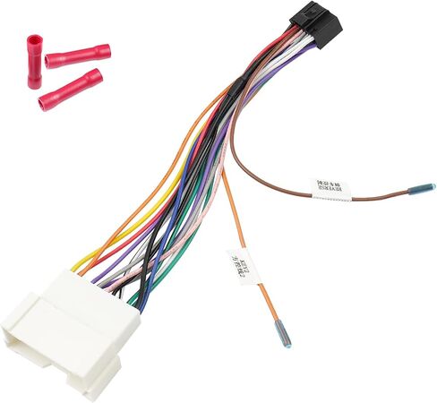 Jayubien Radio Wiring Harness with RCA Adapters for Hyundai Elantra Sonata Tucson Accent Kia 16Pin ISO Android Stereo Connector to 38/35 Pin Car Radio Connector Plug in Kuwait