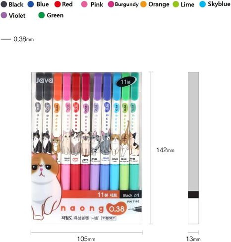 JVPEN Ballpoint Pen Office Supplies series (0.38mm Jet3Ball M_4Assorted) in Saudi Arabia