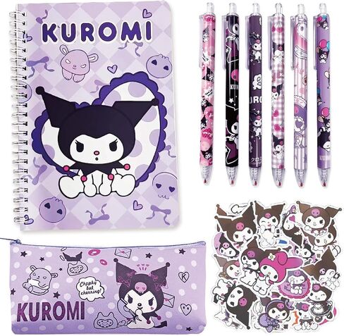Cute School Supplies Set, Back to School Gift for Girls Includes Theme Journal Pencil Cas Ballpoint Pen Stickers in Saudi Arabia