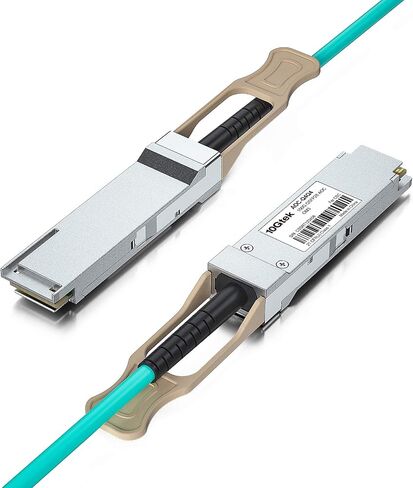 كابل 10G SFP+ AOC - 10GbE SFP+ إلى SFP+ كابل ألياف بصرية نشط، مجموعات ألياف OM3 MMF مباشرة مع موصلات SFP+ لـ Ubiquiti UniFi UACC-AOC-SFP10-20M، 20 متر in Saudi Arabia
