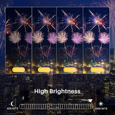 Sylvox 43 inch Outdoor TV, 1500 nits Full Sun Outdoor Smart TV, 4K UHD Outside Television IP55 Weatherproof, Auto Brightness, ATSC & NTSC Tuner, Support Bluetooth & 2.4G WiFi, for Outside, Backyard in Saudi Arabia