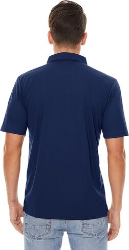 MAGCOMSEN Men's Polo Shirts 3 Buttons Casual Work T Shirts Quick Dry Short Sleeve Golf Shirt Pique Jersey Outdoor Performance in Kuwait