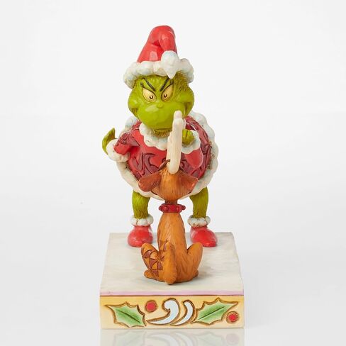 Enesco Dr. Seuss Grinch من Jim Shore Santa Grinch Petting Reindeer Max تمثال، راتنج حجر Grinchmas مصنوع يدويًا من تماثيل عيد الميلاد القابلة للتجميع لديكور المنزل، 5.5 بوصة، متعدد الألوان in Saudi Arabia