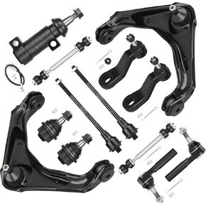 TadaMark Front Upper Control Arms with Lower Ball Joints Suspension Kit Fit for GMC Sierra Yukon Silverado Avalanche 1500 2500 3500HD Hummer H2-13pcs