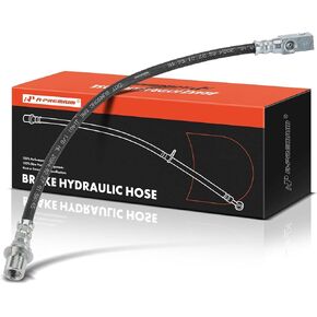 A-Premium Rear Driver or Passenger Center Side Brake Hydraulic Hose Compatible with Select Chevrolet and GMC Models - Astro 1985-2002, C3500HD 1991-1995, Safari 1985-2002 - Replace# 17999359