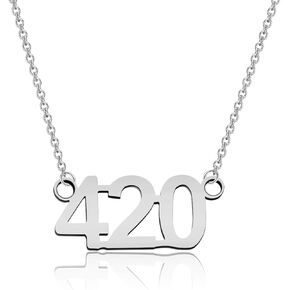 TGBJE 420 Necklace 420 Science Gift THC Gift CBD Gift Pot Lovers Gift Cannabis Gift CBD Pot Weed Gift Graduation Gift