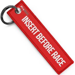 KEYTAILS Keychains, Premium Quality Key Tag for Motorcycle, Car, Scooter, ATV, UTV [Remove Before Flight]