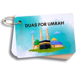 Umrah Dua Cards, Step by Step Guide Umrah Duas, Umrah Gift, Umrah Prayers and Supplications, Umrah Flash Cards