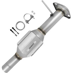 Rear Catalytic Converter Direct-fit Compatible with Toyota Highlander 2004 2005 2006 2007, Lexus RX330 2004 2005 2006 3.3L V6 Catalytic Convertor 52398 (EPA Compliant)