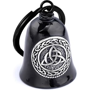 Motorcycle Celtic Bell - Motorcycle Key Chain The Evil Road Spirits of The Road Will be trapped in The Bell