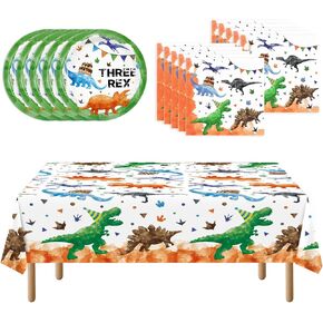 Video Game Party Supplies Set- 33 Pcs Disposable Table Gaming Theme Decoration Family Games Night Party Tablecloth Plates Napkins for Kids Boys Baby Shower Gamer Lovers Birthday Party Serves 16 Guests