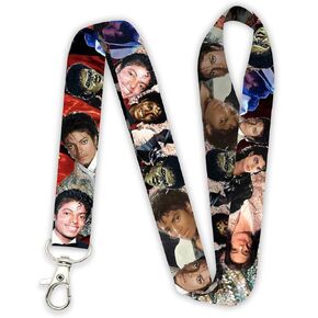 MichaeI J King Of Pop Vintage Lanyard