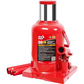 BIG RED AT91003BU-1 Torin Welded Hydraulic Car Bottle Jack for Auto Repair and House Lift, 10 Ton (20,000 LBs) Capacity, Blue