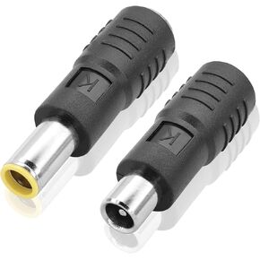 YAODHAOD DC8mm Connector 2pcs,DC7909 Male to DC8020 Female and DC7909 Female to DC8020 Male Adapter for Solar Panel RV Portable Power Station Compatible with Jackery Explorer Series