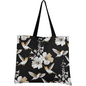 visesunny Large Women Casual Shoulder Bag Handbag Shopping Grocery Canvas Bag in Kuwait