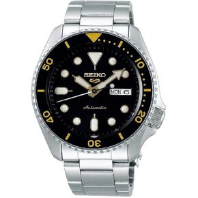 SEIKO SRPD57 5 Sports Men's Watch Silver-Tone 42.5mm Stainless Steel