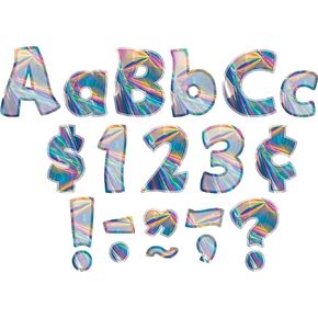 Teacher Created Resources Iridescent Funtastic 4" Letters Combo Pack (TCR8708)