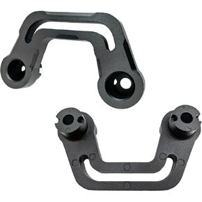 Front A-Pillar LED Pod Light Mounting Brackets,Compatible with 2018-2023 Wrangler JL/JLU and 2020-2023 Gladiator JT (Black)