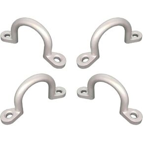 Replace Trailer Tie Loop 2" I.D. Aluminum Bolt-On Lashing Rope Tie Down Ring Horse (4 pc) in Saudi Arabia