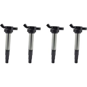 Ignition Coil Packs Set of 4 Replacement for Lexus CT200H 2011-2016 Toyota Corolla 2009-2016 Matrix Prius Prius Plug-In Prius V Scion IM XD 1.8L
