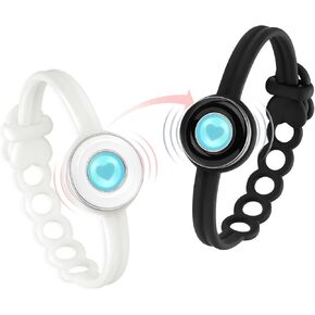 TOTWOO Candy Collection-Long Distance Touch Bracelets, Vibration & Light up for Love -Pair of Couples Bracelets Long Distance Relationship Gifts for Girlfriend Bluetooth Pairing Jewelry