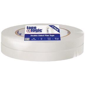 Tape Logic Aviditi Tape Logic Multipurpose Double Sided Film Tape, 1/2 Inch x 60 Yards - for General Purpose Mounting, Splicing, Crafts and Office Use (2 Rolls)