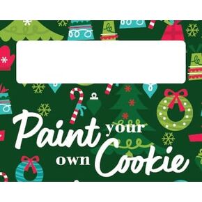 Bag Topper 5" with PYO Instructions - Holiday Cheer