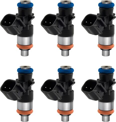 Fuel Injectors 0280158233 Compatible with 2011-2017 Chrysler 200/300 Dodge Challenger Charger Jeep Grand Cherokee Wrangler Ram 1500/2500/3500 3.6L Replaces 05184085AC in Saudi Arabia