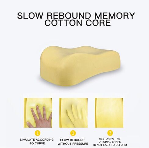 Auto Center Console Armrest Pillow Pad, Car Armrest Cushion Soft Memory Foam with Phone Holder Storage, Pockets Bag Seat Cushion Universal Fit for Most Car (Black) in Kuwait