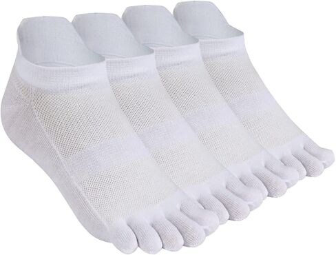 Meaiguo Men's Toe Socks Cotton Five Finger Socks Athletic Toe Socks for Running in Kuwait