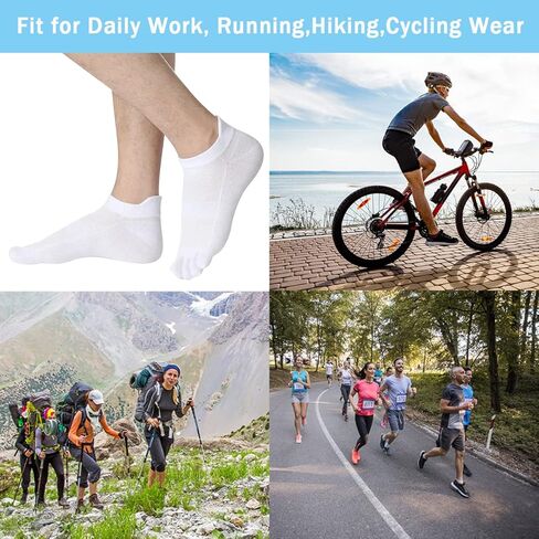 Meaiguo Men's Toe Socks Cotton Five Finger Socks Athletic Toe Socks for Running in Kuwait