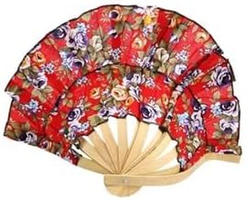BESPORTBLE Hand Fan 2 1 Sun hat Solar hat Portable hat Floral Print hat Ladies Summer Hats Outdoor Flowers for Outside Hand held Fans Foldable Cotton hat Straw Fan hat Women's in Saudi Arabia