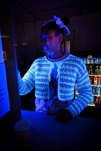 Lion Brand Yarn DIY Glow Cozy, Glow in The Dark Yarn, Neon Yellow, 1 Pack in Saudi Arabia