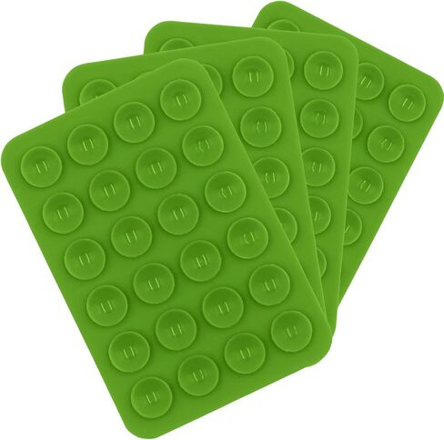 4 Pack Silicone Suction Cup Phone Case Mount for iPhone, Adhesive Phone Back Sucker Hippers Holder Grip Sticker Accessories, Phone Grippy Things with Double Sided Buddy Grips- White in Saudi Arabia