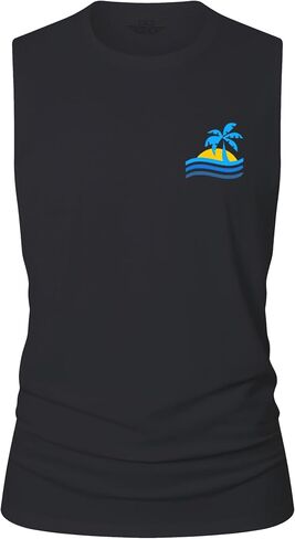 InleaderStyle Men's Workout Tank Tops Cotton Gym Cut Off Sleeveless T Shirt Bodybuilding Fitness Muscle Athletic Tank Tops in Kuwait