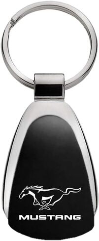Au-Tomotive Gold KCK.MUS Ford Mustang Tear Drop Keychain, Black in Saudi Arabia
