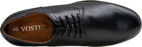 Vostey Men's Dress Shoes Leather Casual Dress Shoes for Men Leather Business Oxford Shoes for Men in Kuwait
