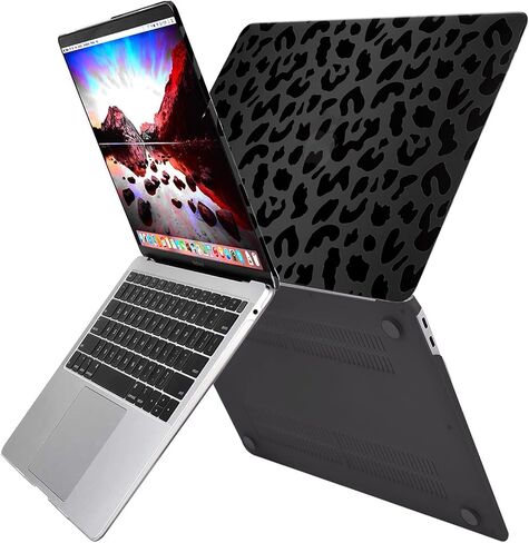 Compatible with MacBook Air 13.3 inch Case,（Older Version 2010-2017 Release Models A1369 & A1466 ） with Keyboard Protectors,Laptop Plastic Hard Shell（Brown Cow） in Saudi Arabia